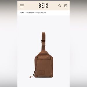 BEIS Sports sling in Maple 🍁